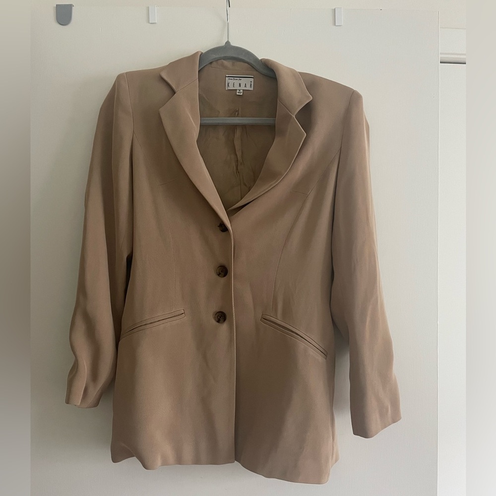 Vintage tan/khaki blazer